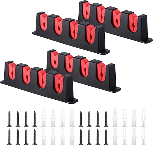 Vista 10 de Sratte 4 soportes para caña de pescar para barco de pesca, soporte de pared para caña de pescar, soporte horizontal de espuma EVA, soporte de caña