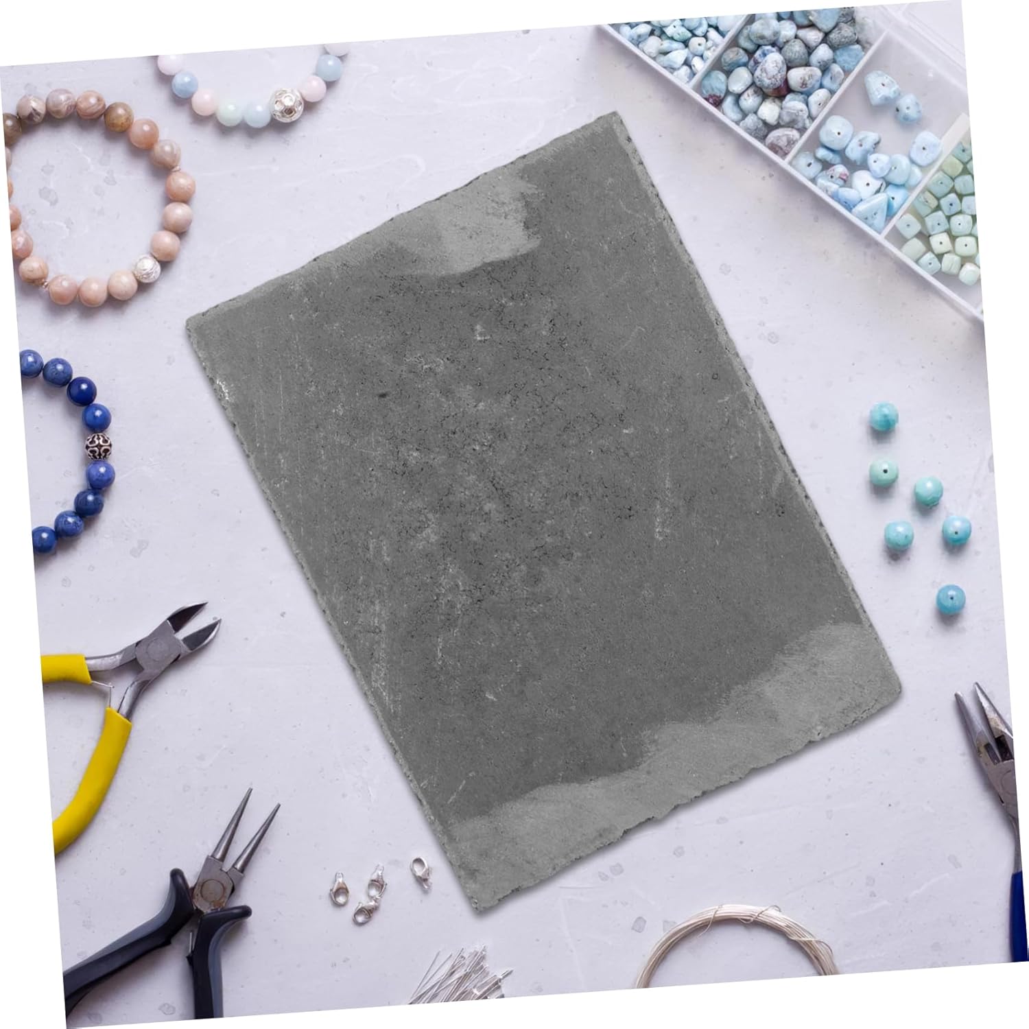 DOITOOL Fireproof Ceramic Insulation Panel for Jewelry Making Durable Pottery Firing Board High Performance Soldering Surface for DIY Art Crafts Lightweight and Portable Design