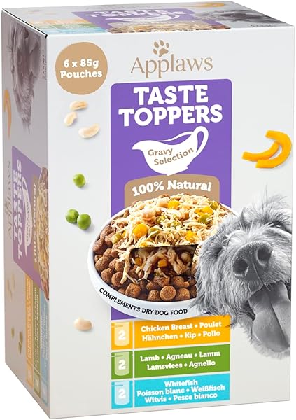 Applaws TT9411CE-A Graanvrije hondenvoer topping met kip en vis