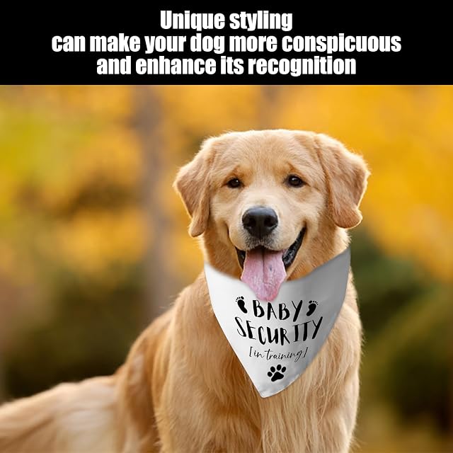 Foto 5 de 6 de FDGGT Paquete De 2 Bufandas para Mascotas, Bufandas para Saliva De Mascotas, Bufandas Triangulares para Perros