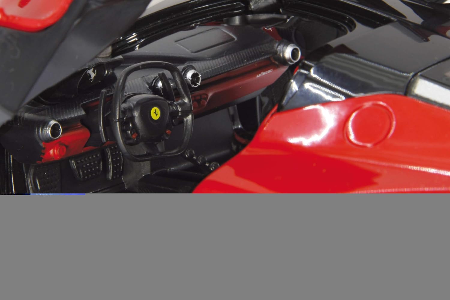 Detailed interior view of the Jamara Ferrari LaFerrari RC Car