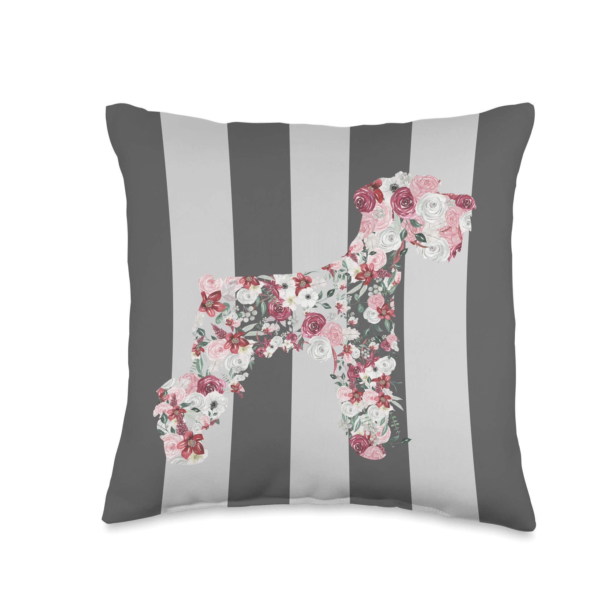 Mini-Schnauzer Throw Pillow, 16x16, Multicolor