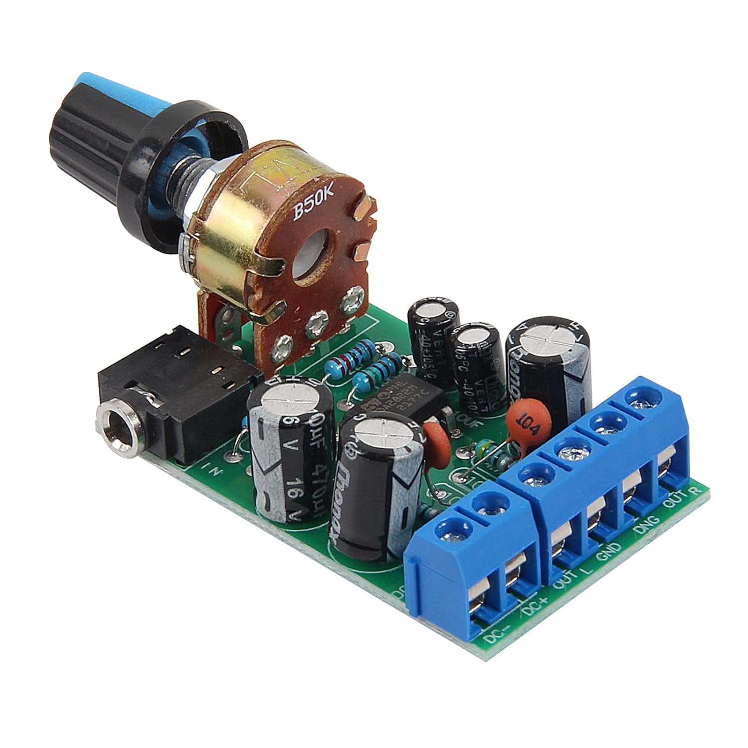 4pcs TDA2822M DC 1.8-12V 2.0 Channel Stereo Amplifier Mini AUX Audio Amplifier Board Module AMP for Arduino