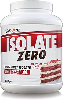 Per4m Isolate Zero Premium Protein Powder Fast Absorbing Zero Sugar Gluten Free Shake for Lean Muscle & Recovery (2kg, Red... Price In India
