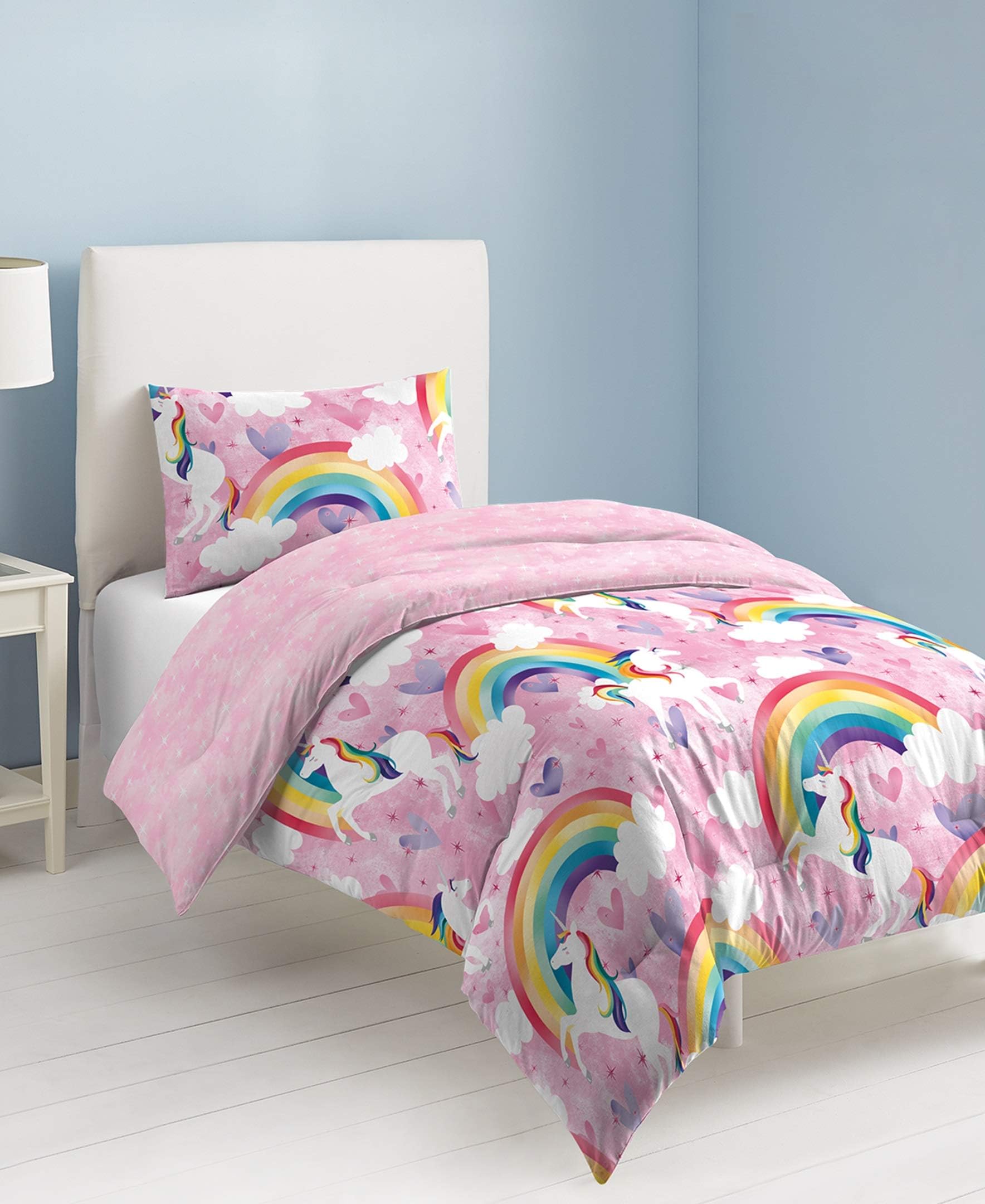 dream FACTORY Comforter Set, Pink, Full/Queen