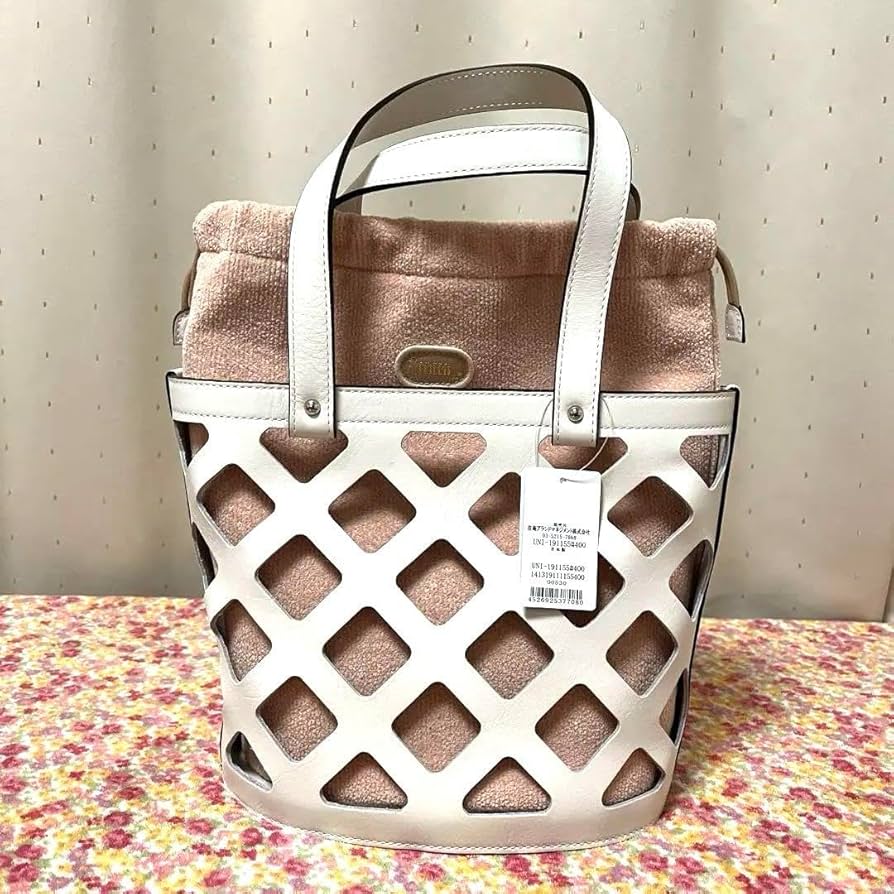 フェイラー　あみあみバッグ♡美品 Amazon.co.jp: フェイラー 銀座本店限定 白 あみあみバッグ