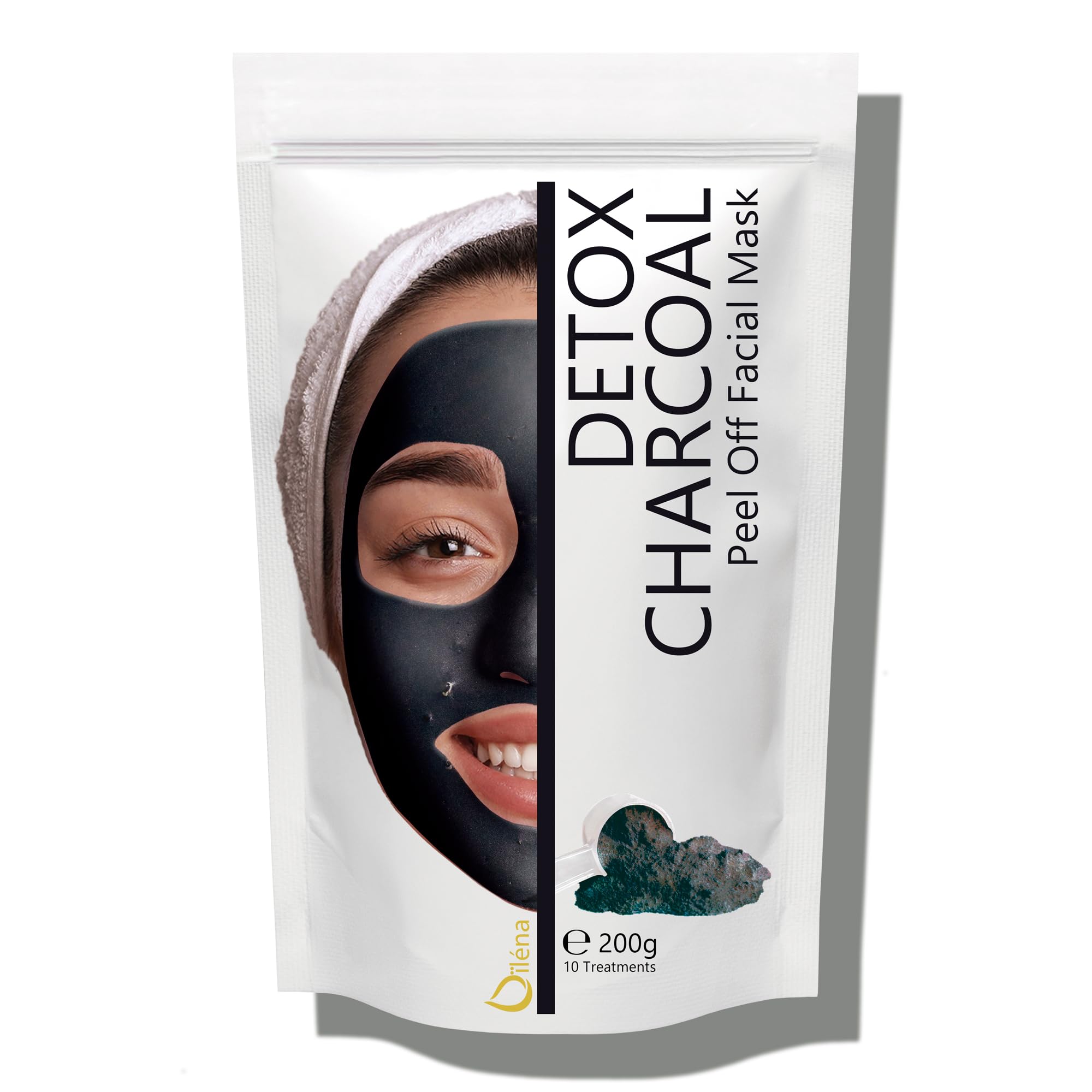 Mascarilla facial hidratante de alginato en polvo, removedor de espinillas Mascarilla puntos negros Mascarilla Vegan, sin aclarado, exfoliante 200 g (Mascarilla Anti arrugas ácido hialurónico) — view 24