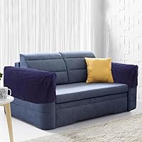 Vista 2 de BESPORTBLE Protectores de brazo para silla, funda elástica para reposabrazos de sofá, funda protectora elástica para el hogar, oficina, reclinable