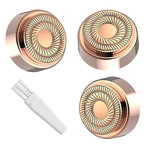 Cabezales de repuesto para impecables, cabezales de repuesto para removedor de vello facial para acabado táctil, impecable, paquete de 3 unidades