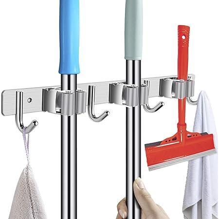 Supporto Per A Parete Scopa Scopa Montaggio A Parete Utility - Foto 2