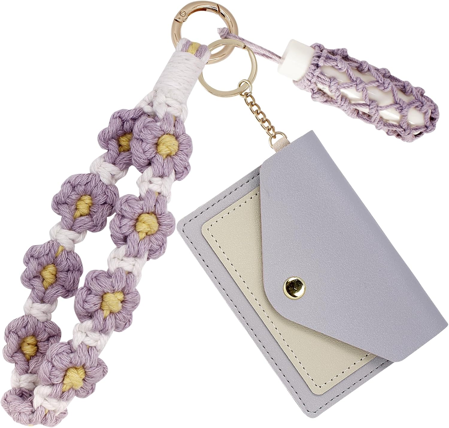 Purple Yellow+purple Wallet