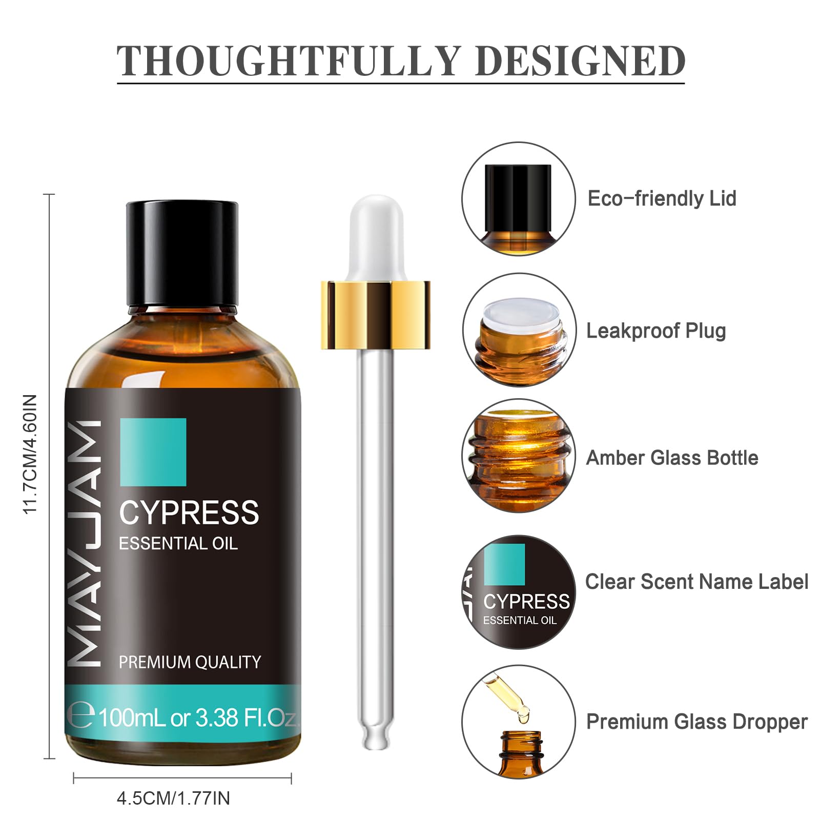 MAYJAM Olio Essenziale Di Patchouli 100ml Olio Di Patchouli Per Diffusori - Foto 52 di 217