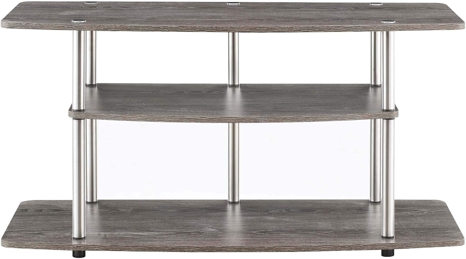Convenience Concepts Designs2Go 3-Tier Wide TV Stand, Weathered Gray : Home & Kitchen