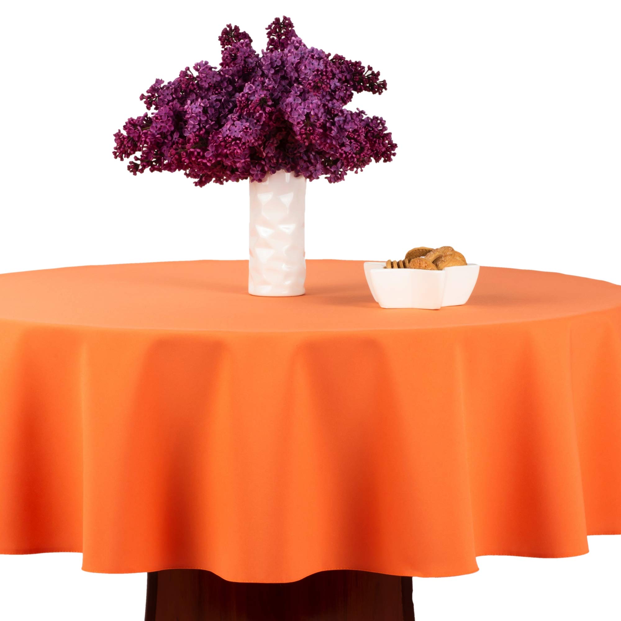 NIBLO Tovaglia runner da tavolo, decorazione da tavolo, tovaglia (arancione, tovaglia – 140 x 350 cm