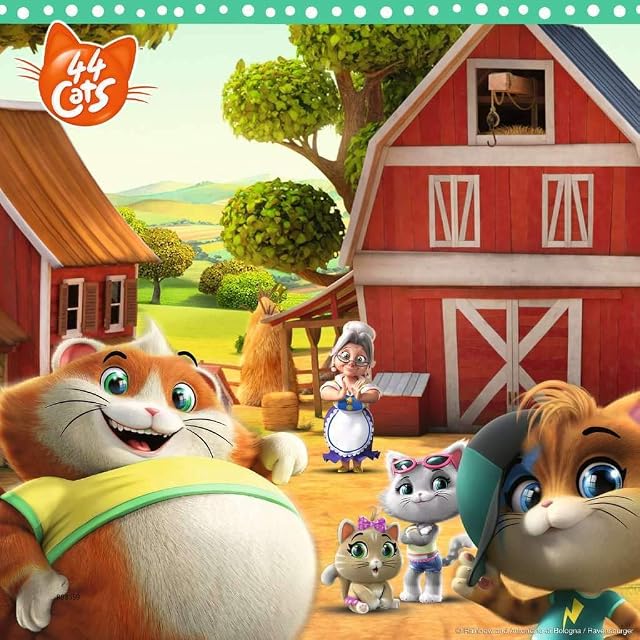 Foto 2 de 5 de Ravensburger Puzzles 3x49 pièces - Bienvenue Chez Les 44 Chats !