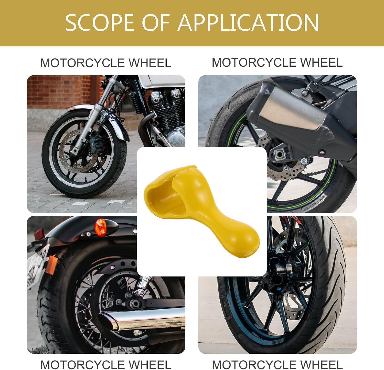 Motorcycle Bead Keeper Tire Change Tool Lightweight and Convenient to Carry Rubber PVC and Iron Construction for Easy Tire Replacement