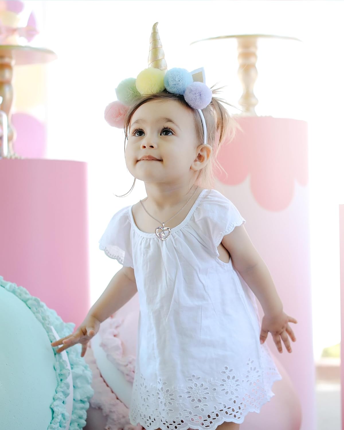 Shonyin Unicorn Gifts, Girls Valentines Gifts, Unicorn Necklace for Daughter Granddaughter Niece - Image 2