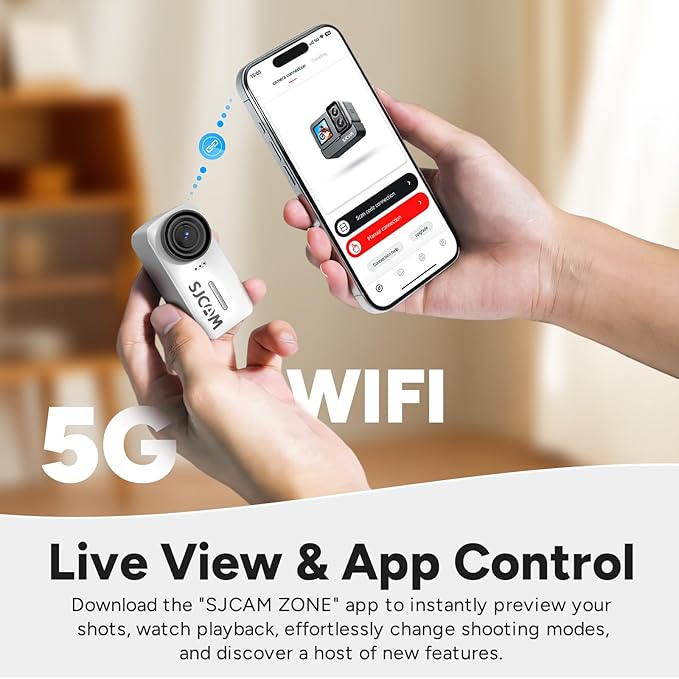 SJCAM C110+ Cámara Deportiva 4K Magnética Impermeable miniatura 7
