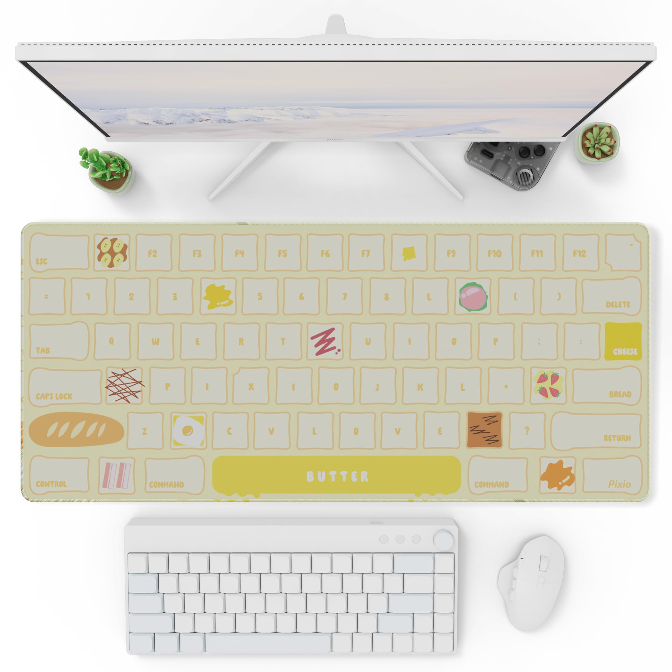 Amazon.com: Pixio Mouse Pads - 36 x 16 inch XXL Buttery Keys