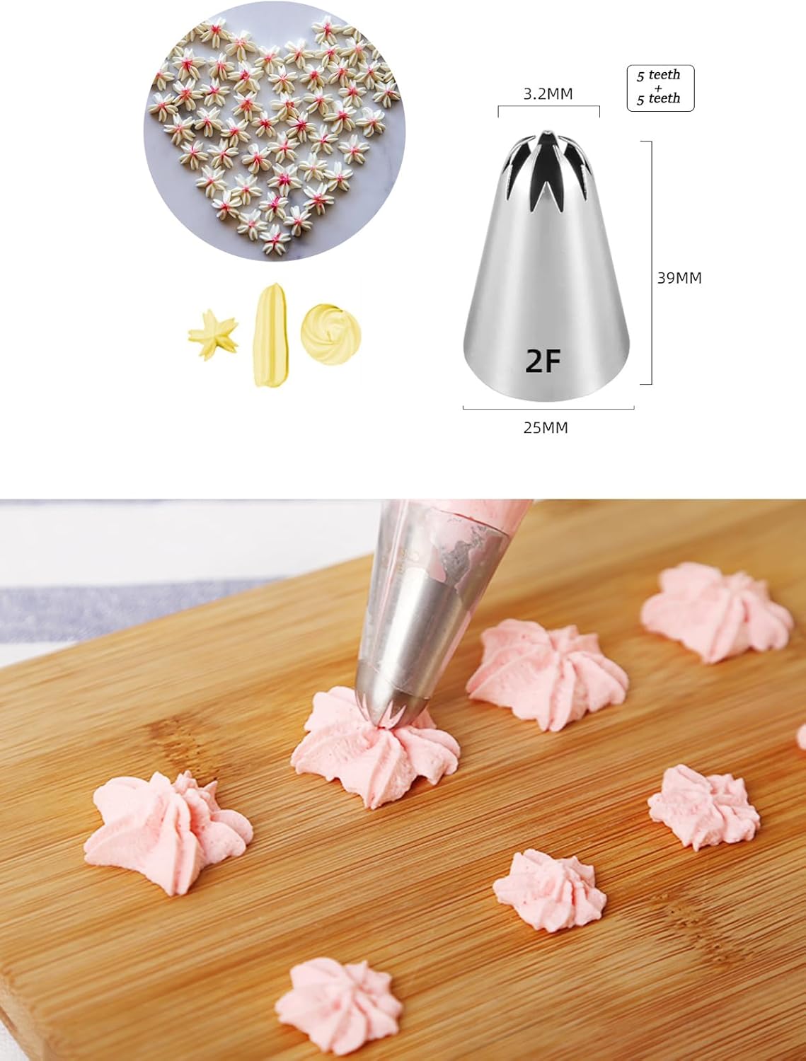 Wilton Piping Tips Large Icing Piping Nozzles For Decorating Cake