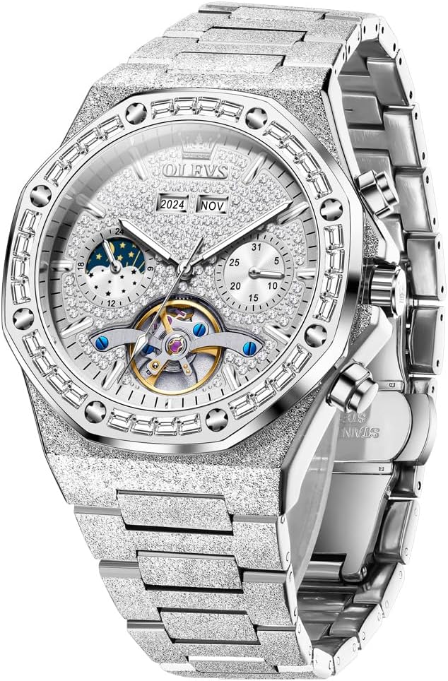 OLEVS Automatic Mens Watches Self Winding Mechanical