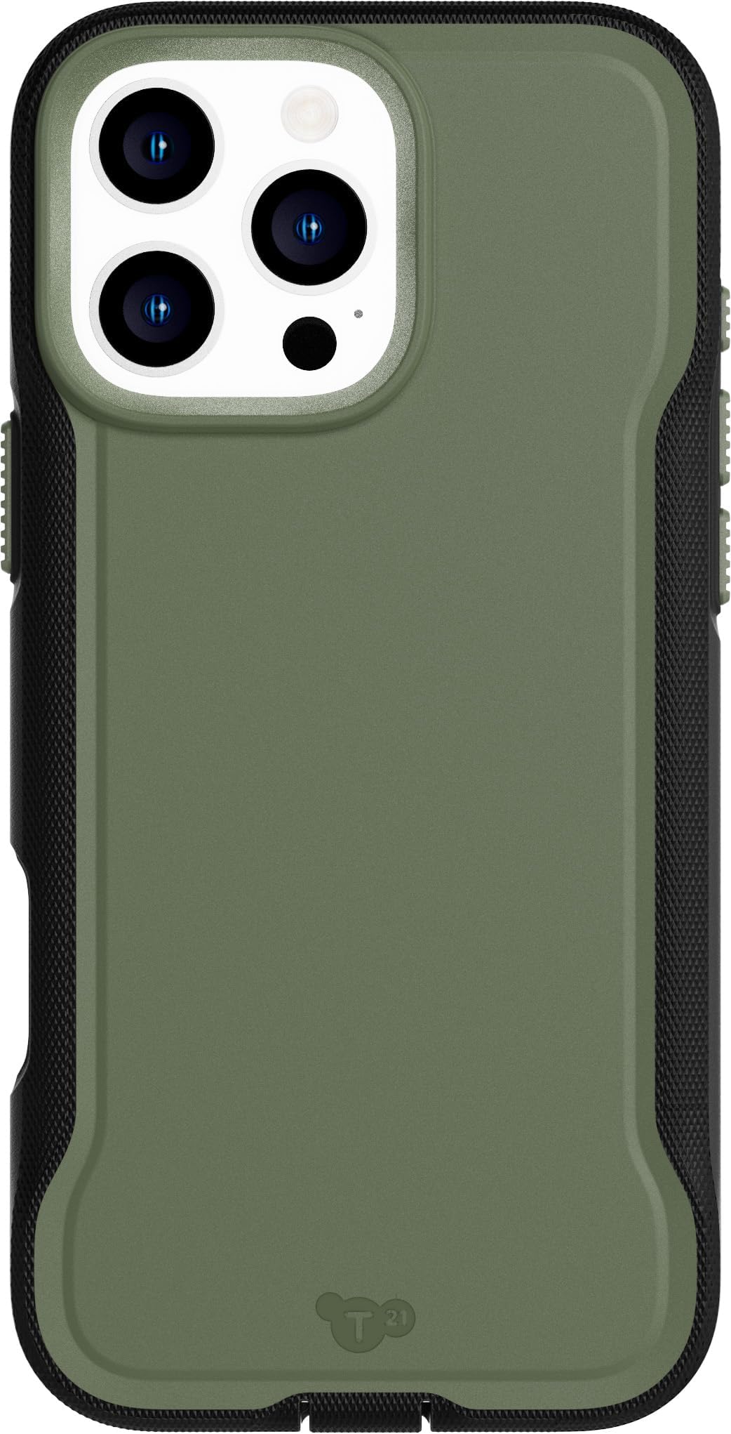 tech21 EvoPro for Attleborough Compatible with MagSafe - Impact Protection Case 21x Military Standard Tested - in Khaki/Black