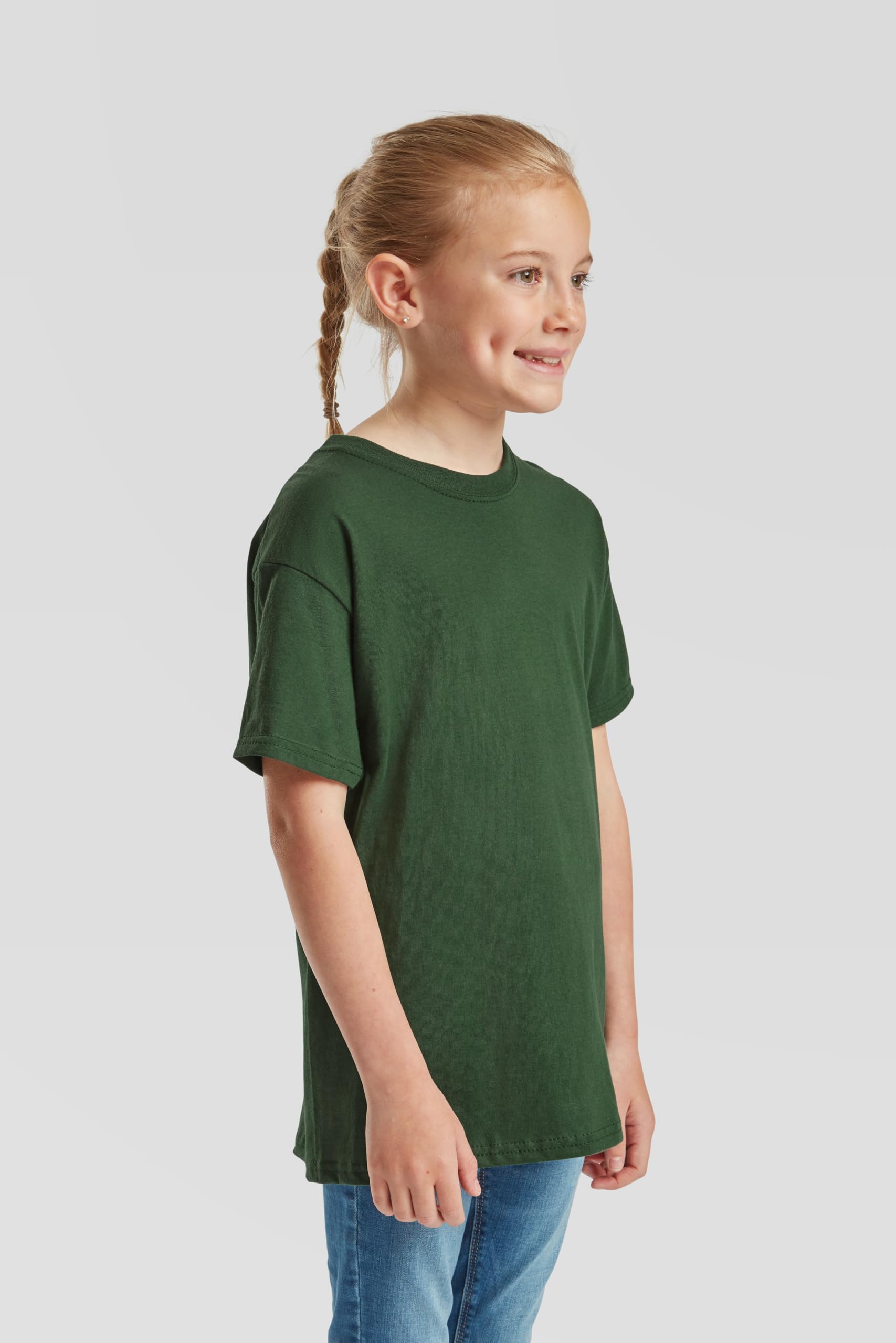 Fruit of the Loom 10er Pack Kids ORIGINAL T | Kinder T-Shirt aus 100% Baumwolle, OEKO-TEX zertifiziert, Kurzarm + gratis MyShirt Stoffbeutel