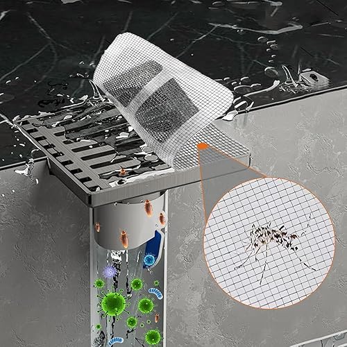 Miniatura 2 de Pegatinas Desechables para Drenaje de Cabello, Nueva Actualización Atrapacabellos Desechable para Piso y Ducha, Protector de Drenaje de Ducha de