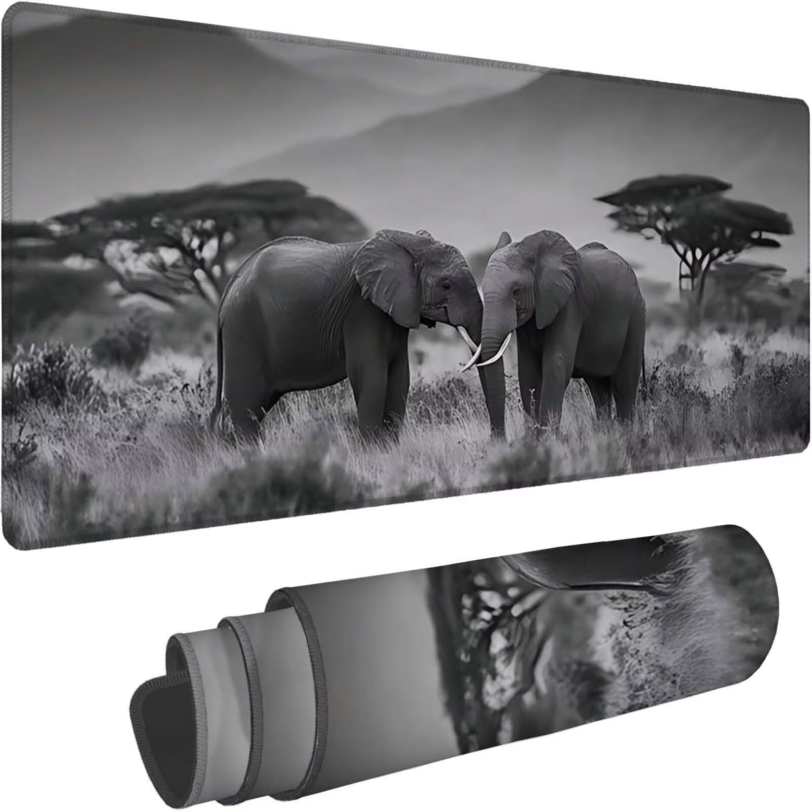 Tappetino Mouse 900x450mm | Superficie Ultra-Liscia, grigio 0-z370