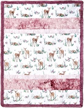 Shannon FABRICS Minky Bambino Love You Deerly Cuddle Kit Quilt Kit