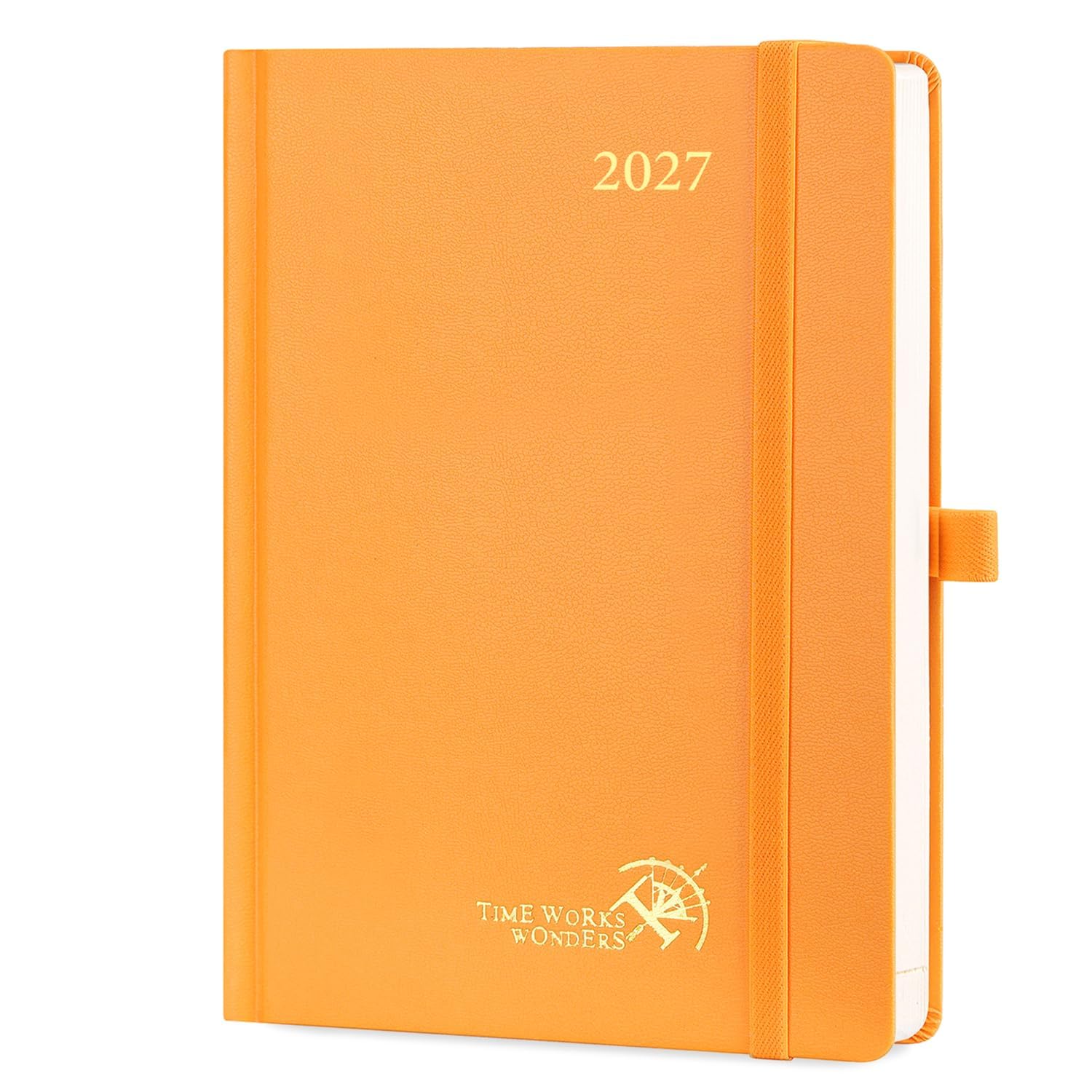 POPRUN A Day per Page Diary 2027 A5 Hardback Day to page Daily Planner โ image 1