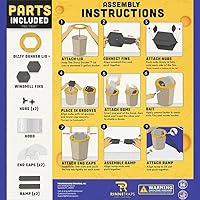 Vista 4 de RinneTraps Dizzy Dunker Bucket Lid Mouse Trap Made in USA Multi Catch Humane Indoor/Outdoor