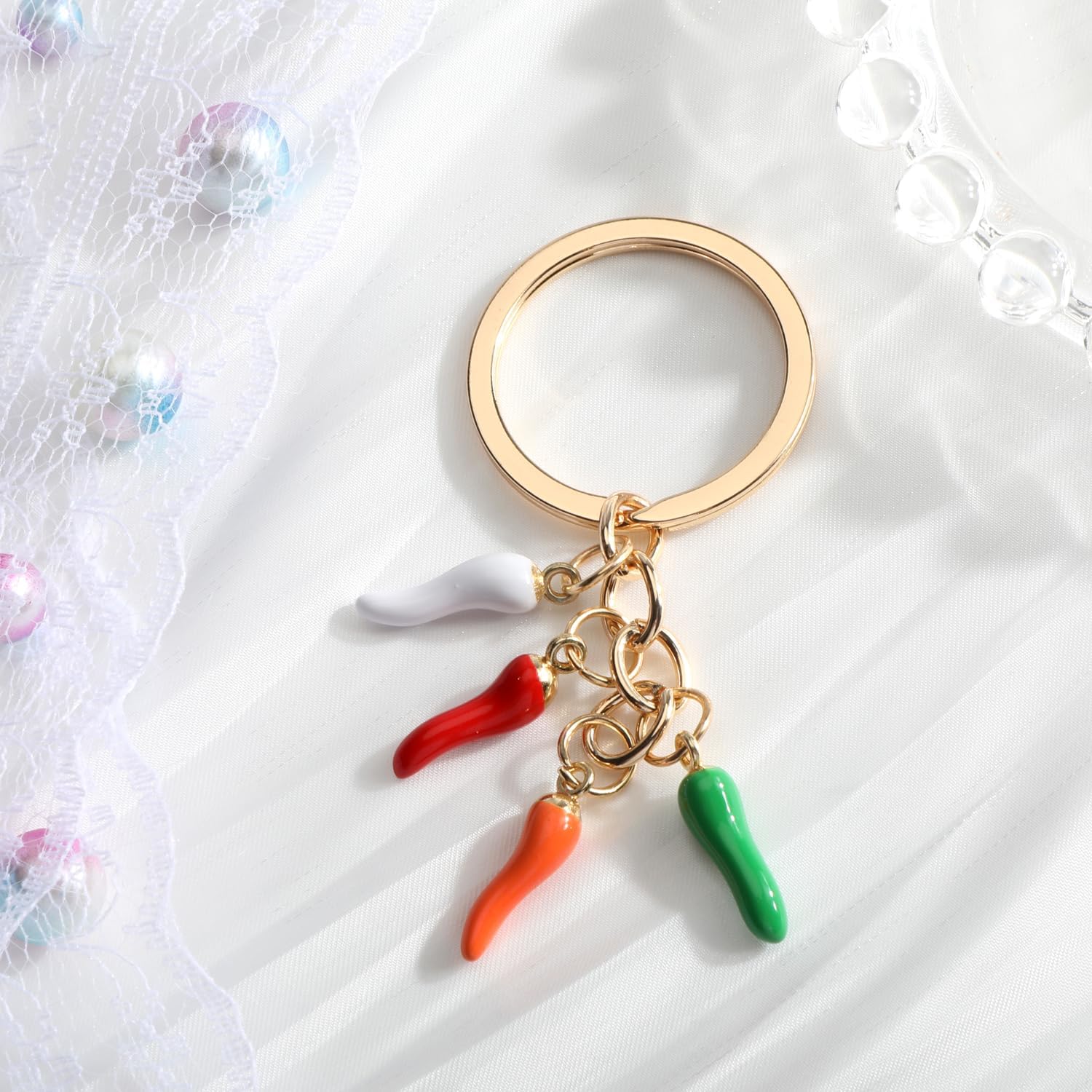 Chili Pepper Keychain Spicy Life Symbol Women Accessory Bold Personality Gift Passionate Soul Charm - Image 4