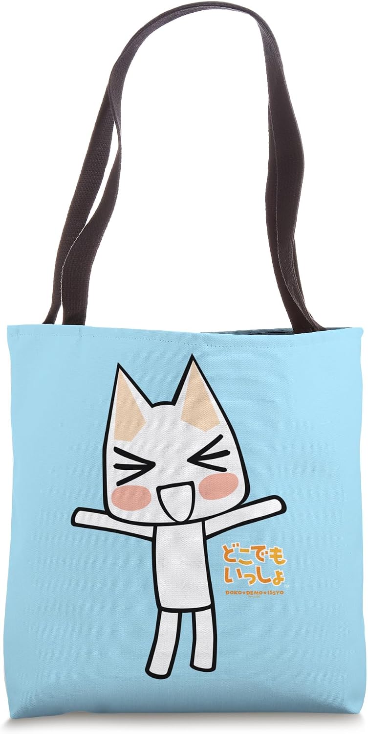 Toro Inoue Doko Demo Issyo Cat Japanese Logo Video Game Tote Bag