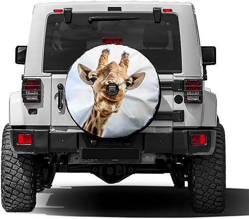 Vista 65 de Foruidea Cubierta de neumático de repuesto con estampado de huellas de perro y gato, a prueba de polvo, para remolque, RV, SUV y muchos vehículos