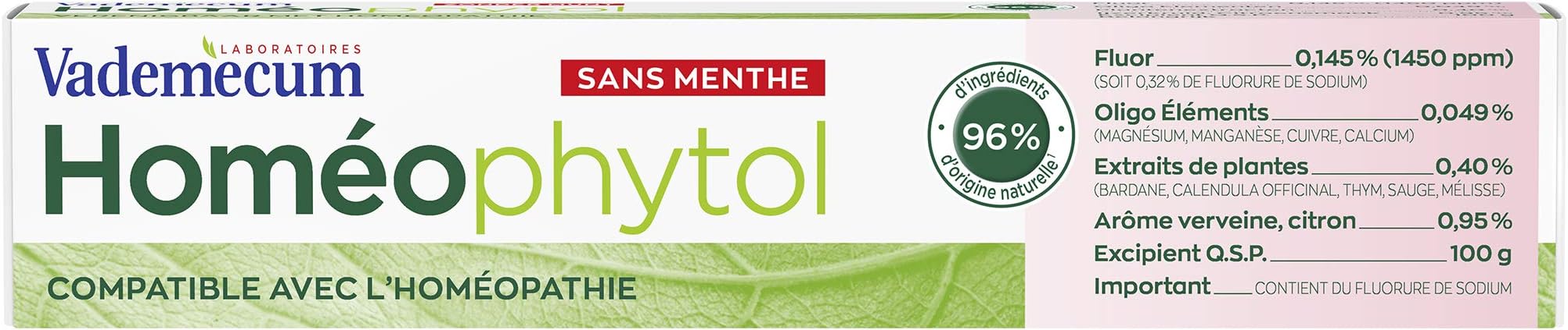 Vademecum Homeo Phytol Toothpaste 75 Ml