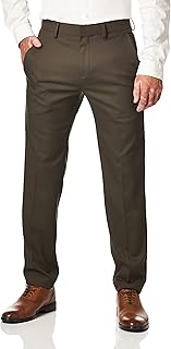 Kenneth Cole REACTION Men's Shadow Check Stretch Slim Fit Dress Pant