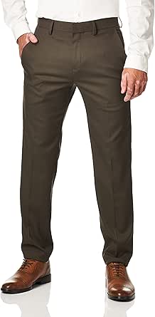 Pantalone Abito Kenneth Cole Reaction – Taglio Slim E Skinny, Blu Brillante, 28Wx30L