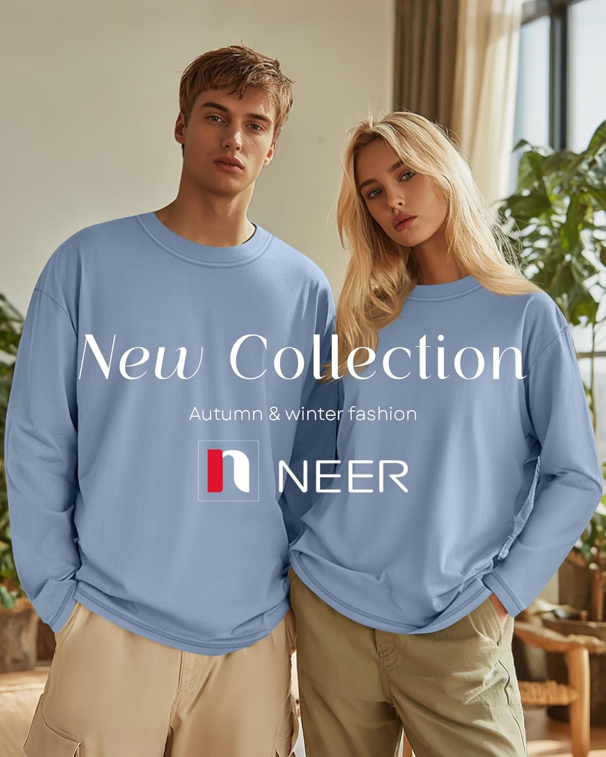 Neer 3 Pack Men's Big and Tall Cotton T-Shirts L-7xl, Long Sleeve Oversized Crewneck Tops Loose Casual Large Shirt Basic Tee - Image 2