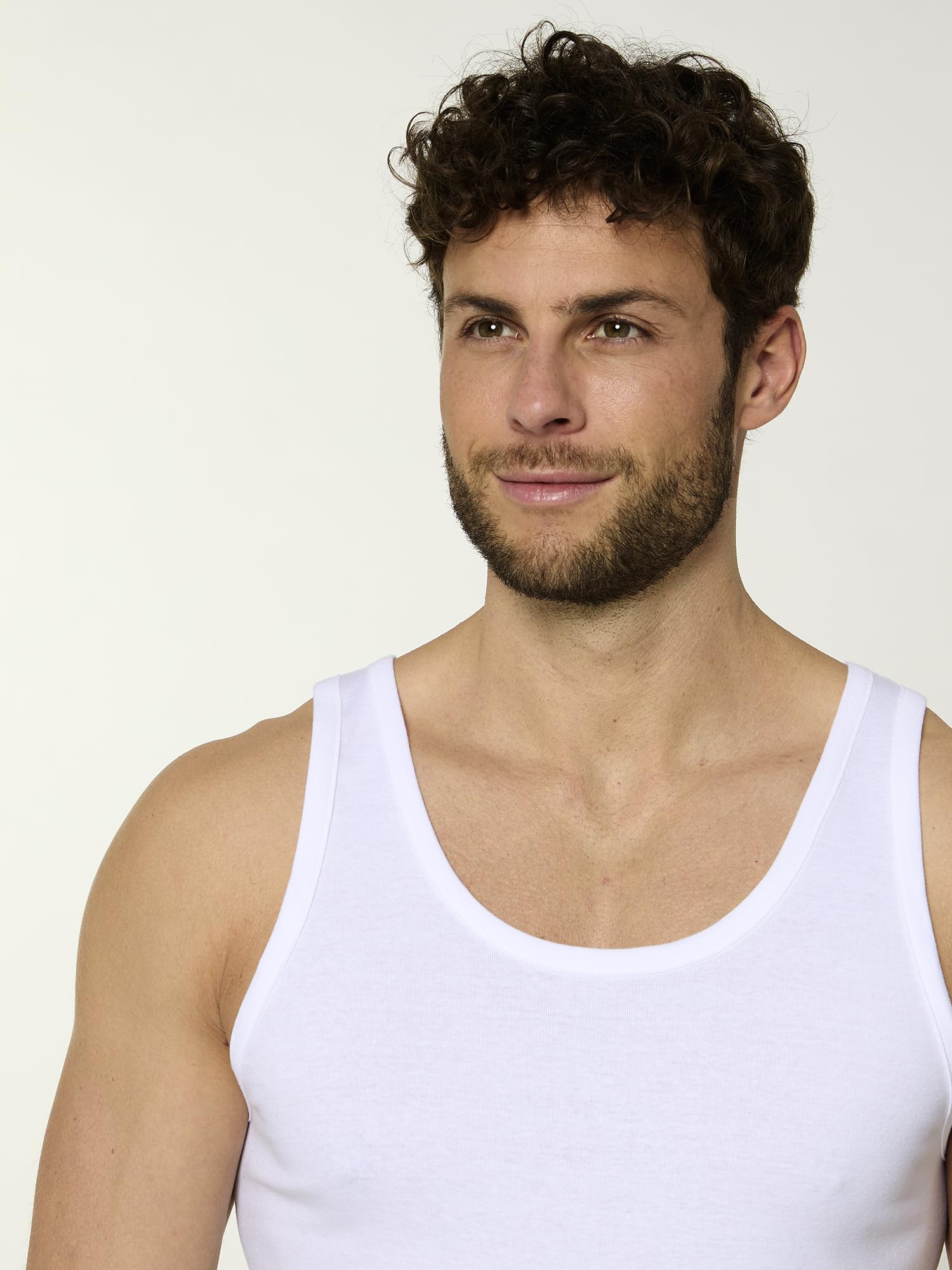 NUR DIE Herren Shirt Unterhemd T-Shirt Tanktop Unterwäsche Basic Alltag Mehrpack