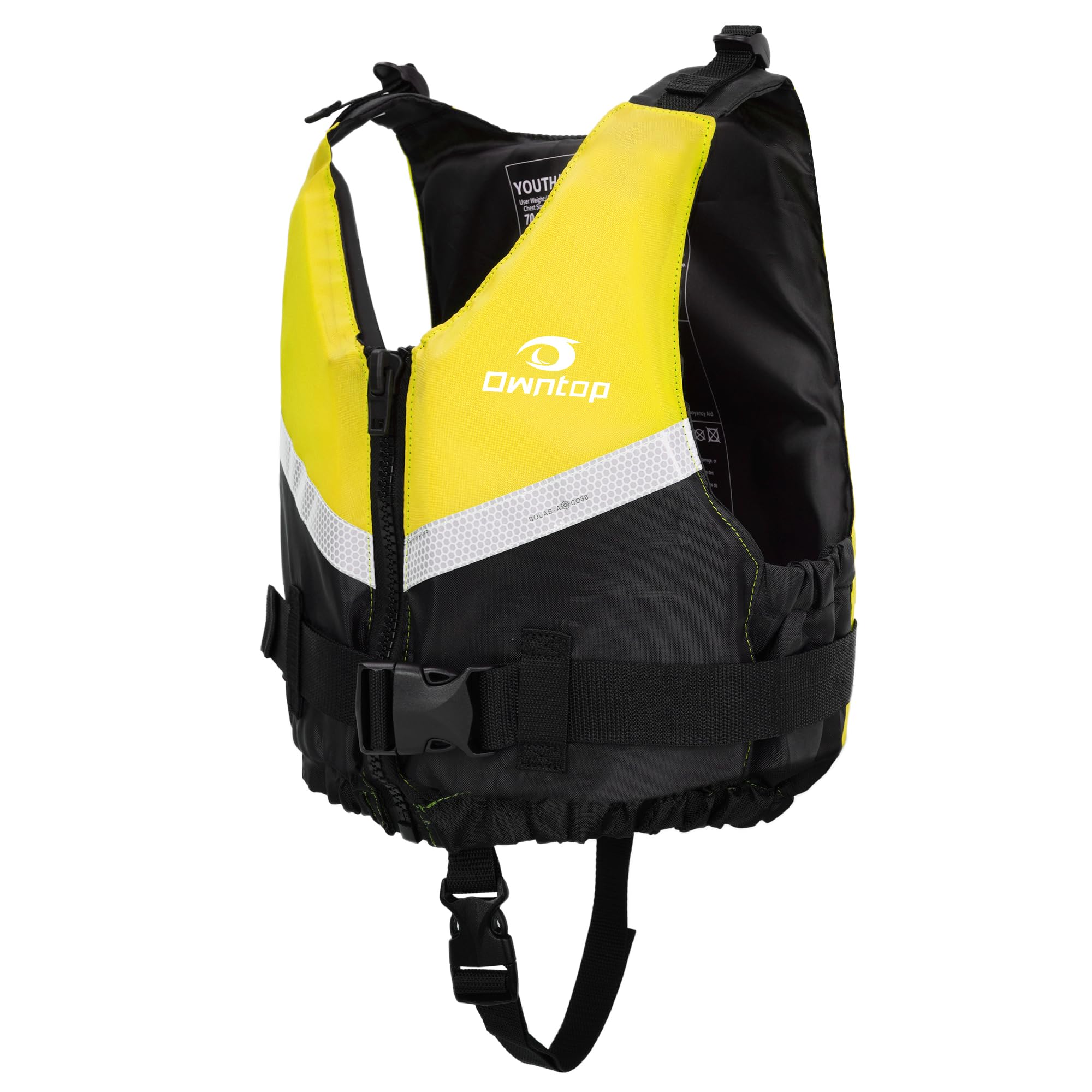 Giubbotto Galleggiante Unisex Regolabile con Cinturino Sottogamba per Kayak Pesca Sport Acquatici