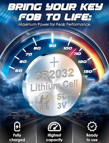 Miniatura 4 de Batería de repuesto para llavero Chevy y GMC  2 unidades CR2032 para Silverado Equinox Malibu Traverse Cruze Acadia Terrain Impala Trax Tahoe Yukon