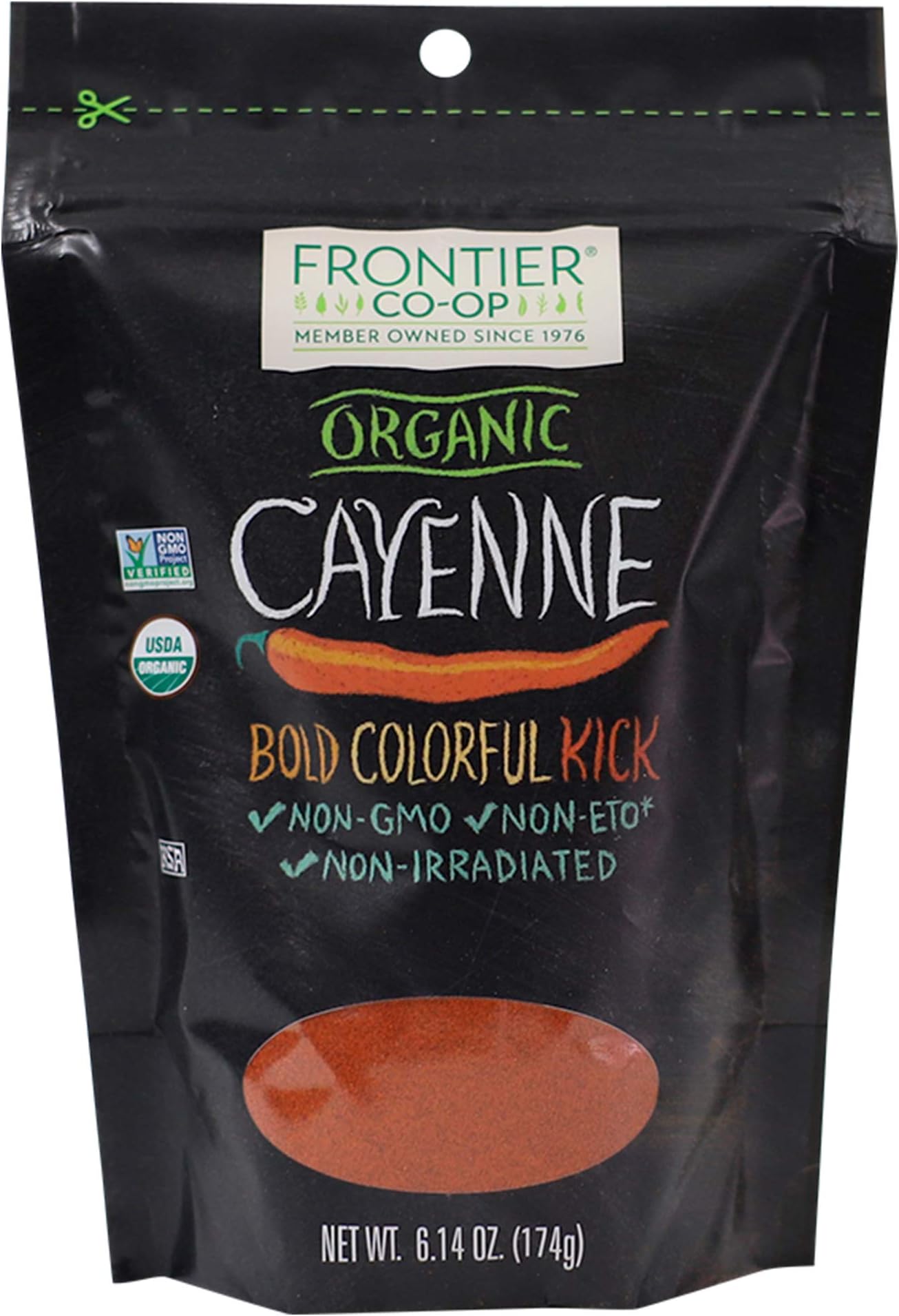 Frontier Co-op Organic Ground Cayenne Pepper 6.14oz