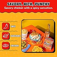 Vista 4 de Maruchan Almuerzo Instantáneo Sabor Pollo Picante, 2.25 Oz, Paquete de 12