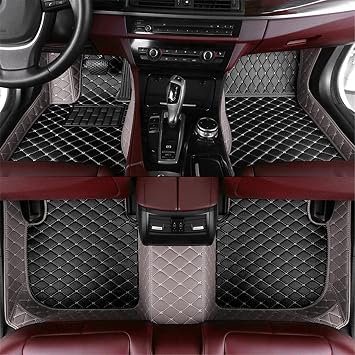 Custom car Floor Mats fit for Dacia Duster 20172024 for Renault Duster Artificial Leather All Weather Protection Floor Liners Carpet Interior Accessories Gray with Black Beige