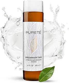 Pureté Greenwash Dew Essence con matcha, sake...