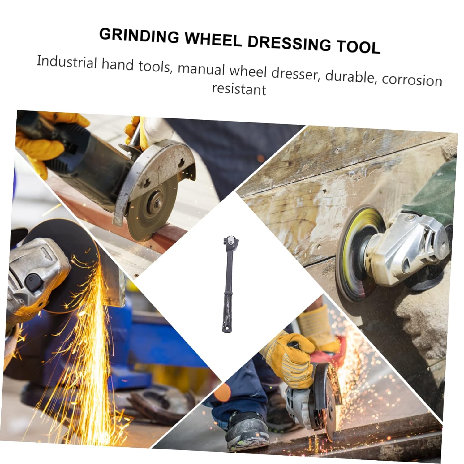 LIFKOME 1pc Grinding Wheel Dresser Grinder Tool for Polishing Handheld Grinding Trimmer