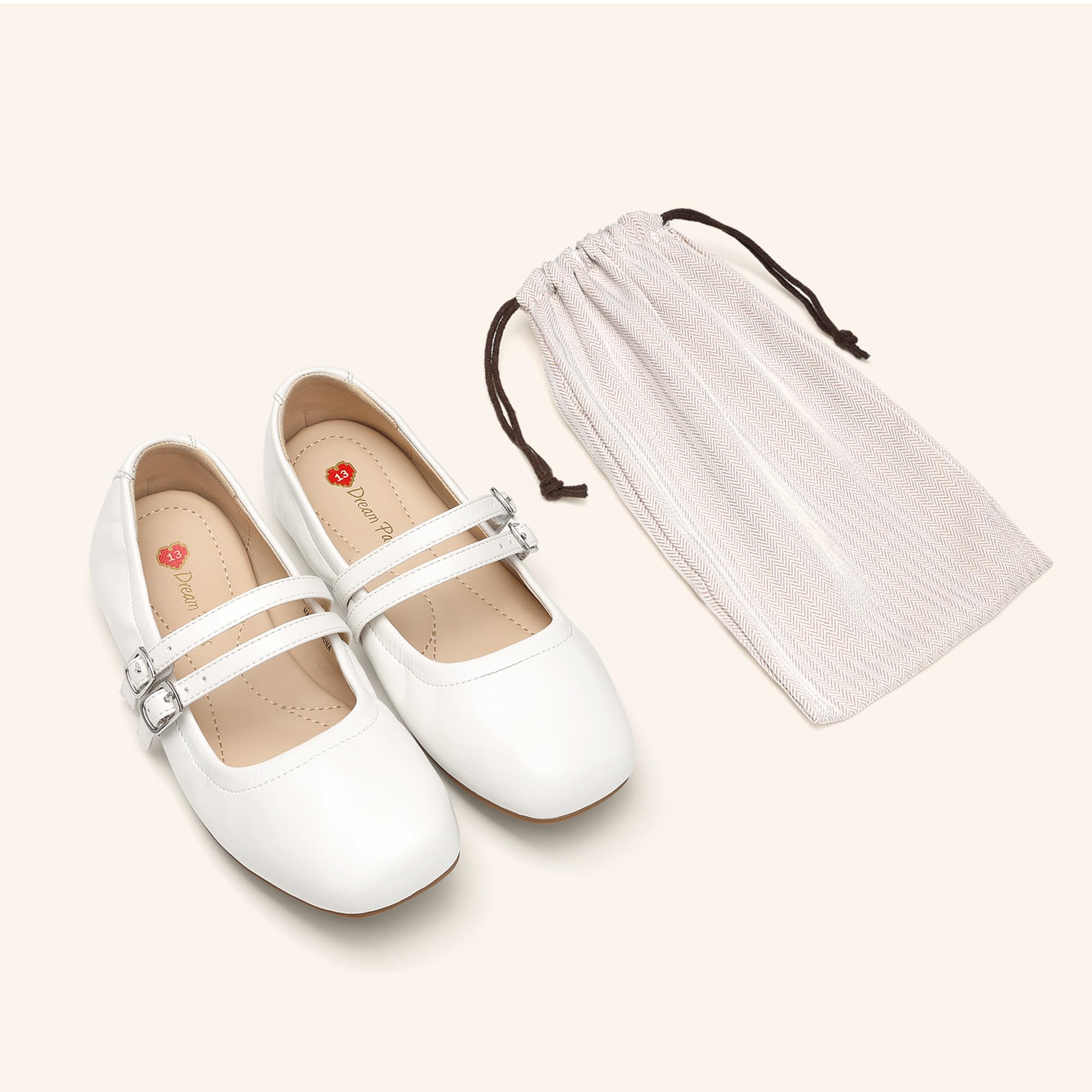 DREAM PAIRS Zapatos de vestir para niñas, zapatos de ballet Mary Jane para bodas y fiestas — view 7