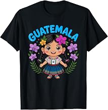 Guatemalan Girl Flag Culture Pride for Girls Kids T-Shirt