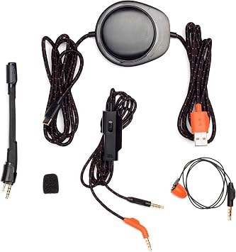 JBL Quantum ONE Over-Ear USB Wired Professional Gaming Headset with Head Tracking-Enhanced QuantumSPHERE 360 Technology, Compatible with PC, Playstation and Xbox, Black